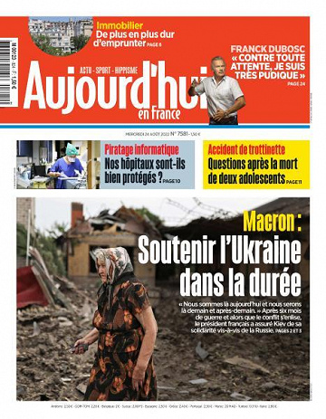 Aujourd’hui en France - 24 Août 2022