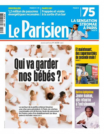 Le Parisien du Jeudi 25 Août 2022