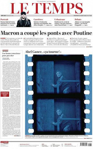 Le Temps - 26 Août 2022