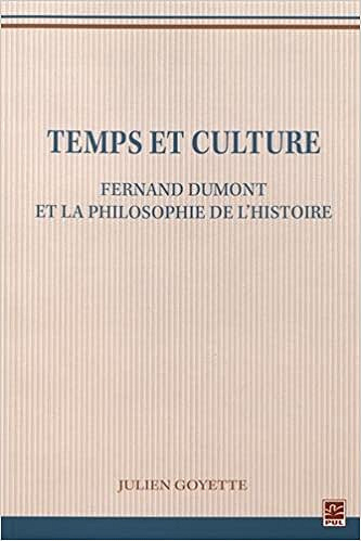 Temps et culture - Julien Goyette