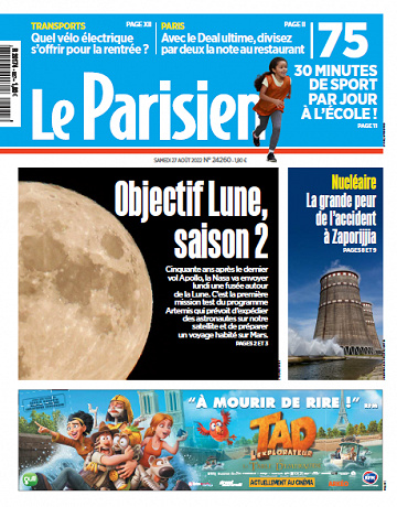 Le Parisien du Samedi 27 Août 2022