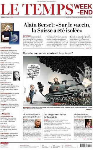 Le Temps - 27-28 Août 2022