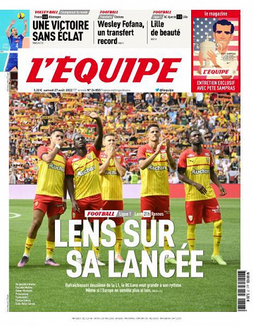 L’equipe du Samedi 27 Août 2022
