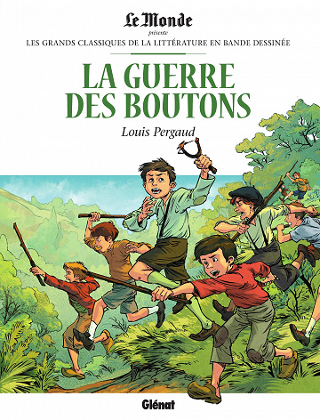 Les grands Classiques de la littérature en bande dessinée (Glénat/Le Monde) - Tome 42 - La Guerre des Boutons