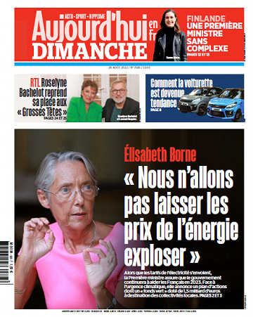 Aujourd’hui en France du Dimanche 22 Août 2022