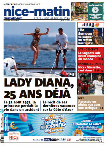 Nice Matin du Dimanche 28 Août 2022