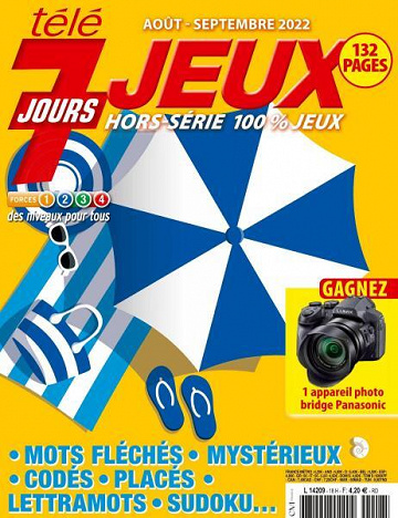 Télé 7 Jours Jeux Hors-Série N°18 - Août-Septembre 2022