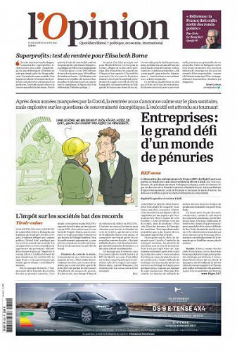 L’Opinion - 29 Août 2022