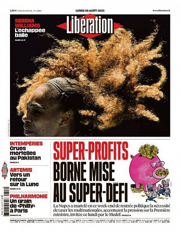 Libération du Lundi 29 Août 2022