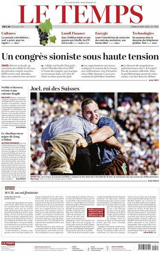 Le Temps - 29 Août 2022