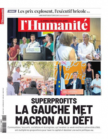 L’Humanite - 29 Août 2022