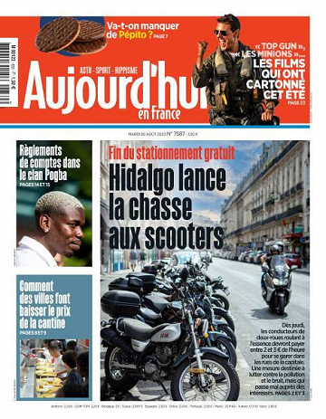 Aujourd’hui en France - 30 Août 2022