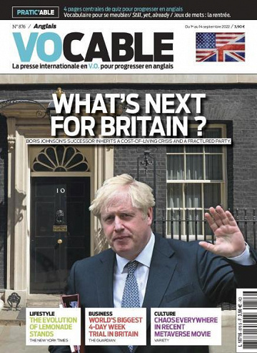 Vocable Anglais - 1er Septembre 2022