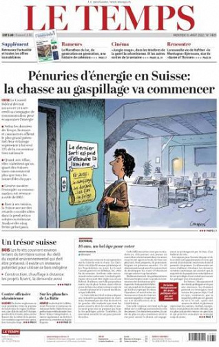 Le Temps - 31 Août 2022