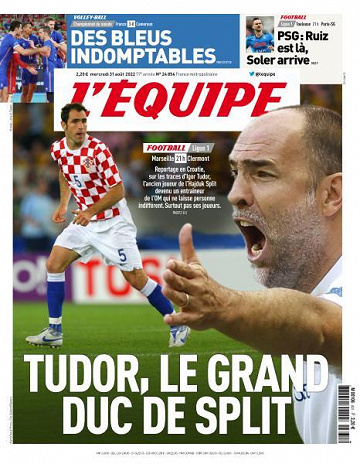 L’equipe du Mercredi 31 Août 2022