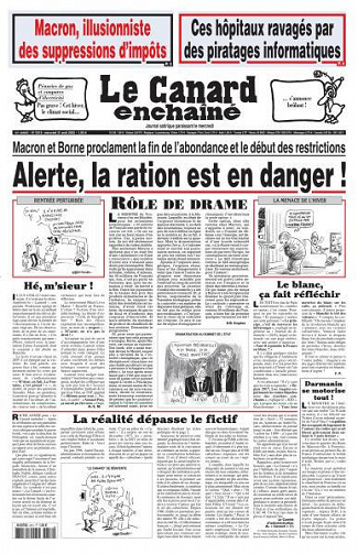 Le Canard enchaîné - 31 Août 2022
