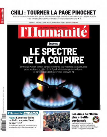 L’Humanite - 2-4 Septembre 2022