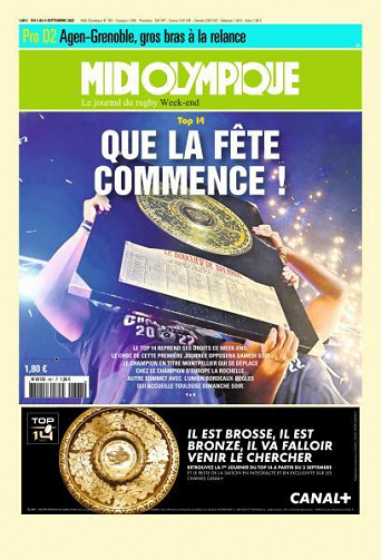 Midi Olympique Vert - 2 Septembre 2022