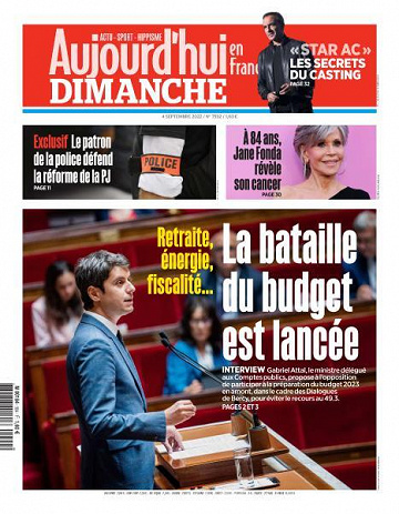 Aujourd’hui en France - 4 Septembre 2022