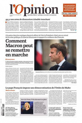 L’Opinion - 5 Septembre 2022