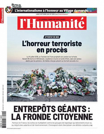 L’Humanite - 5 Septembre 2022