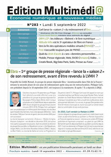 Édition Multimédia - 5 Septembre 2022