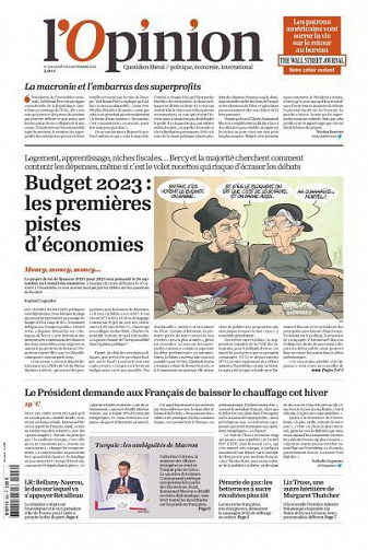 L’Opinion - 6 Septembre 2022