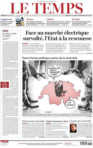Le Temps - 7-8 Septembre 2022