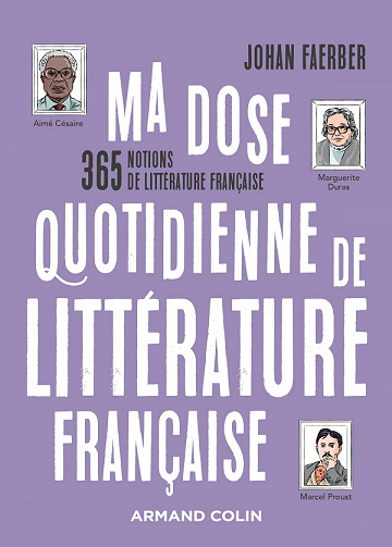 Ma dose quotidienne de littérature française : 365 notions de littérature - Johan Faerber (2022)