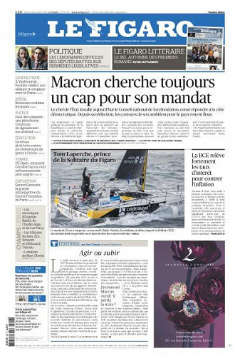 Le Figaro du Jeudi 8 Septembre 2022