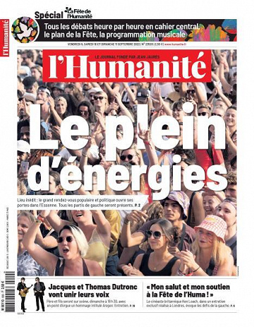 L’Humanite - 9-11 Septembre 2022