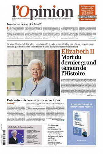 L’Opinion - 9-10 Septembre 2022