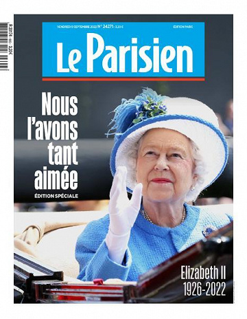 Le Parisien du Vendredi 9 Septembre 2022