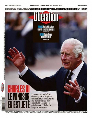Libération du Samedi 10 et Dimanche 11 Septembre 2022