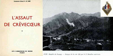 L'assaut de Crève-Coeur par le Lt Colonel O.Le Mire (Corée), 1956