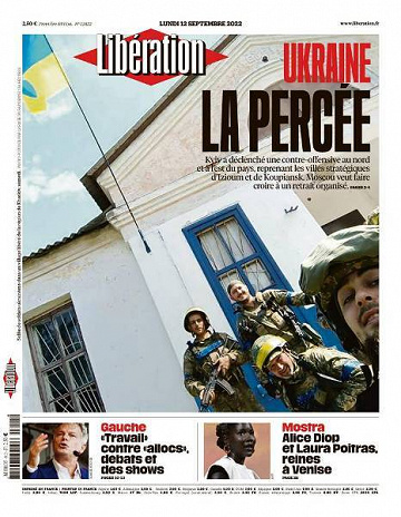 Libération du Lundi 12 Septembre 2022