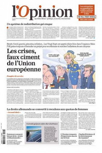 L’Opinion - 12 Septembre 2022