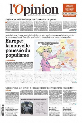 L’Opinion - 13 Septembre 2022