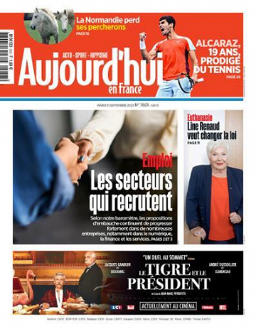 Aujourd’hui en France + Supplément Economie - 13 Septembre 2022