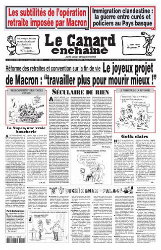 Le Canard enchaîné - 14 Septembre 2022