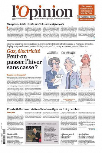 L’Opinion - 15 Septembre 2022