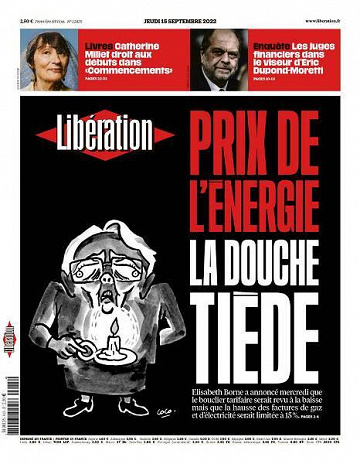 Libération du Jeudi 15 Septembre 2022