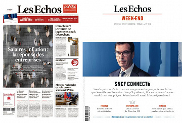 Pack Les Echos + Les Echos Week-end - Vendredi 16 Septembre 2022