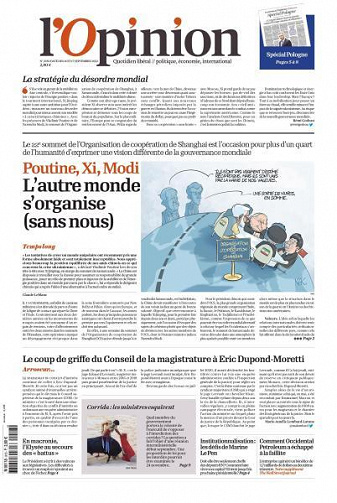 L’Opinion - 16-17 Septembre 2022