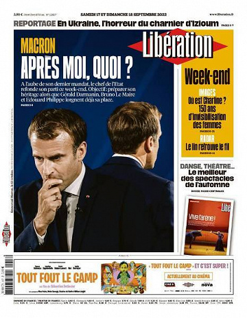 Libération du Samedi 17 et Dimanche 18 Septembre 2022