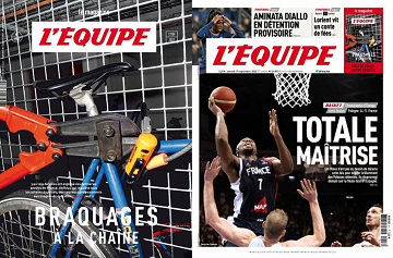 Pack L’Equipe + L’Equipe Magazine - Samedi 17 Septembre 2022
