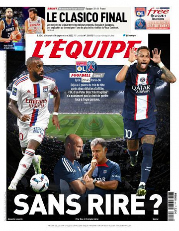 L’equipe du Dimanche 18 Septembre 2022