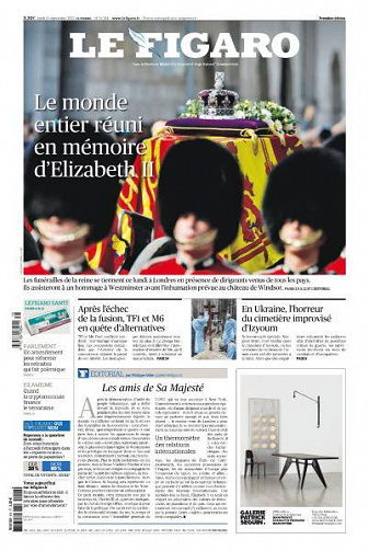Le Figaro du Lundi 19 Septembre 2022
