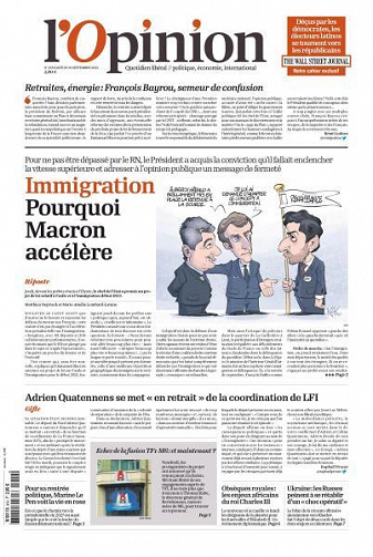 L’Opinion - 19 Septembre 2022