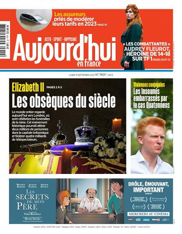 Aujourd’hui en France - 19 Septembre 2022